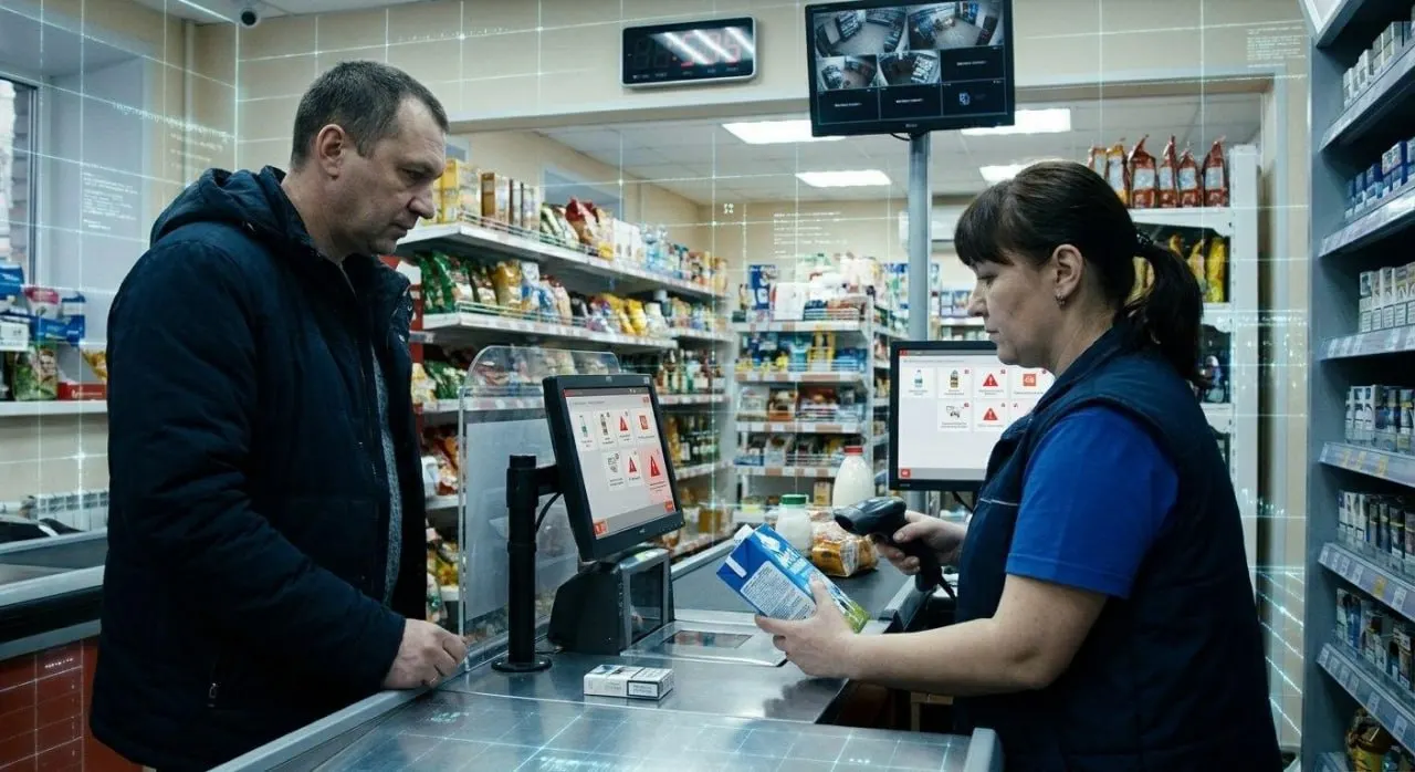 Система будет в момент продажи фиксировать реализацию просроченных товаров, формировать проект постановления и направлять его в контролирующие органы; штрафы придут в личный кабинет на «Госуслугах».