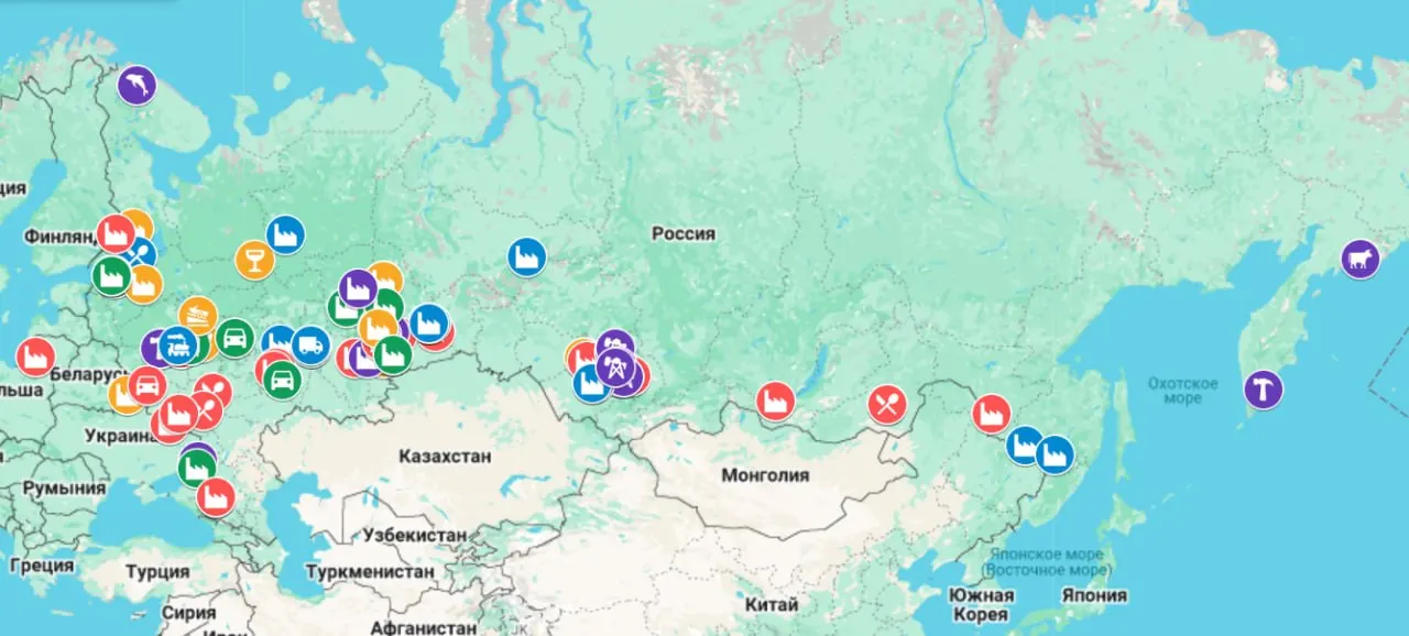 Онлайновая карта фиксирует случаи остановок производств, задержки выплат и массовые сокращения по регионам — с начала 2026 года отмечено больше проблемных предприятий, чем за весь 2025-й. От Калининграда до Камчатки кризис охватывает отрасли и крупные заводы.